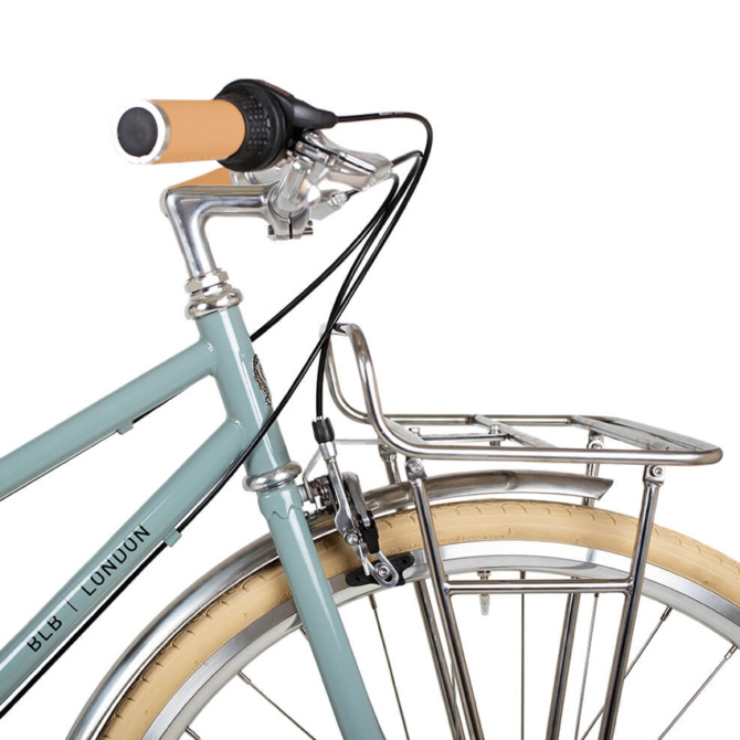 brick lane bikes butterlfy 3 speed town bike sage green