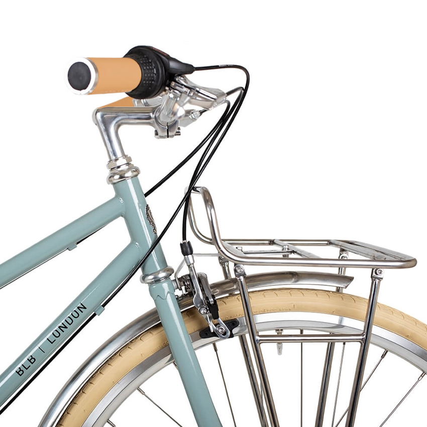 brick lane bikes butterlfy 3 speed town bike sage green