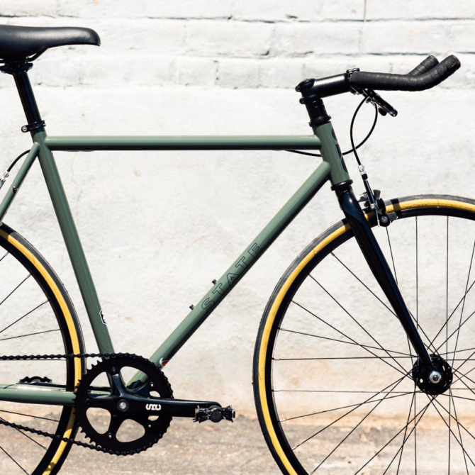 state bicycle co. army green