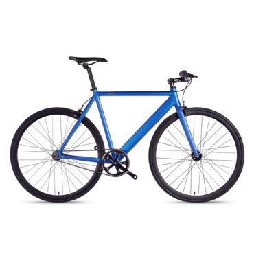 6ku track fixie single speed bike navy
