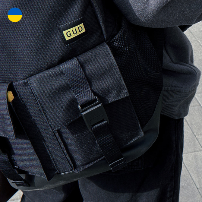 gud bags ukraine daypack backpack black