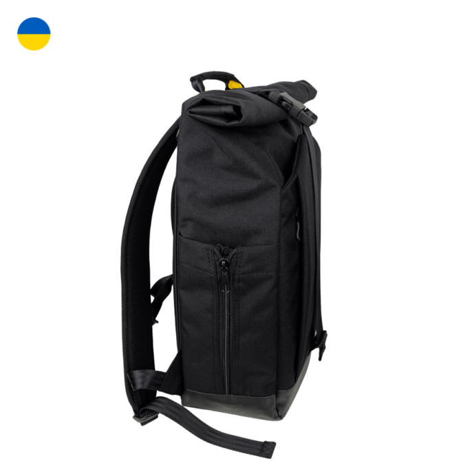 gud bags rolltop backpack 2.0 black