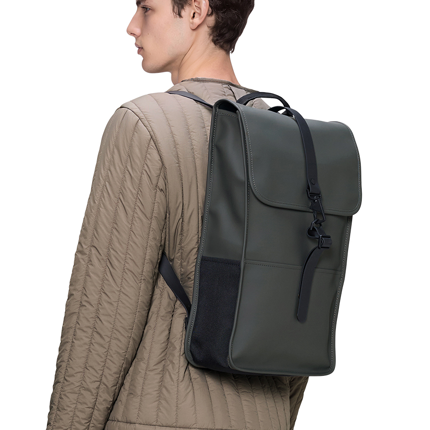 rains backpack dark grey