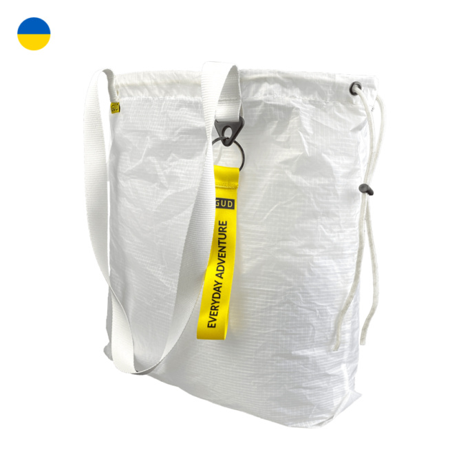 gud bags ukraine shopper bag white