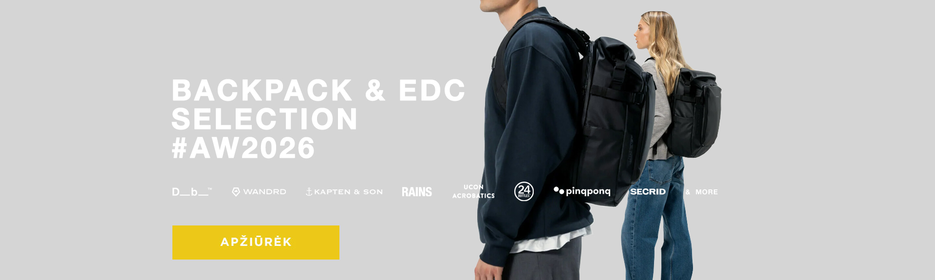 backpacks & edc selection 2026 autumn winter