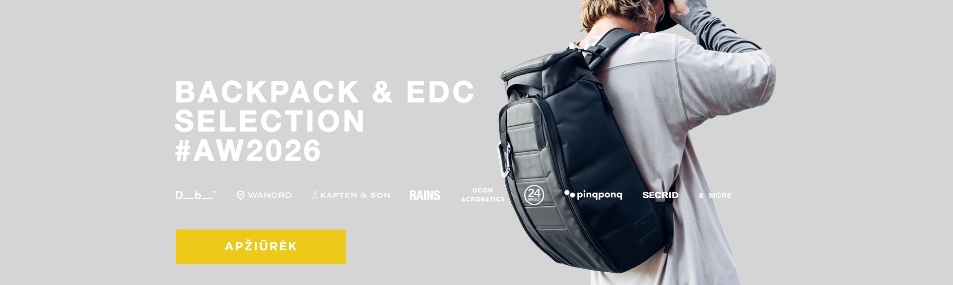 backpacks & edc #aw2026 selection